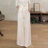 Pleated Wide-Leg Trousers