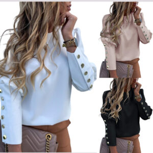 2709687452182.jpg Button-Cuff Blouse