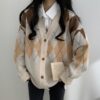 43293680-90f9-41a3-bdbb-1318b964ea27.jpg Argyle Knit Cardigan