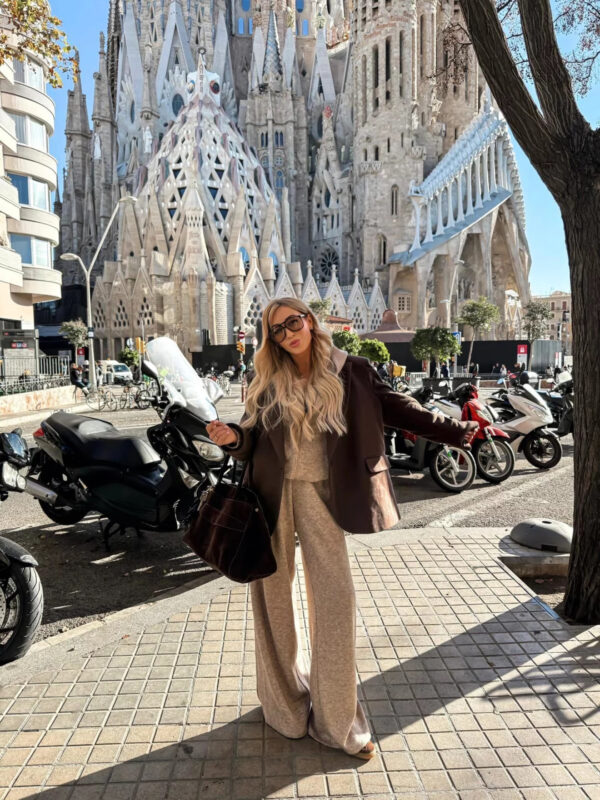 Hooded Top & Wide-Leg Pants Set