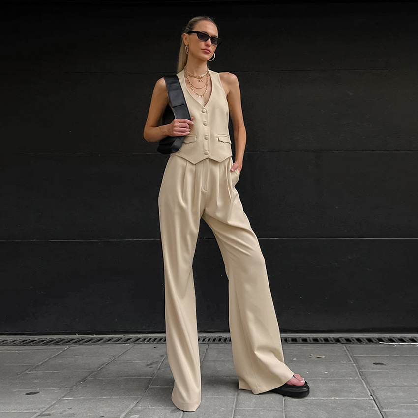 Tailored vest and trousers set